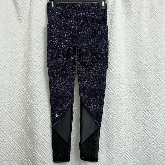 Lululemon 7/8 Gait Keeper Leggings Crystalline Purple Size 4 - Picture 4 of 7